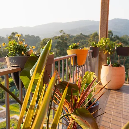 Casa Por Do Sol Overlooking Lima 펜션 Salamonde